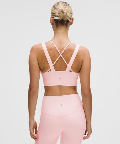 “ Soutien-gorge long Like a Cloud Maintien lÃ©ger, bonnets D et DDs â€“ Rose â€“ Taille 8 - lululemon - Modalova