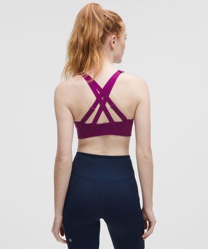 “ Soutien-gorge Energy zippÃ© Ã  l'avant Maintien maximal, bonnets B-Gs â€“ Violet â€“ Taille 36D - lululemon - Modalova