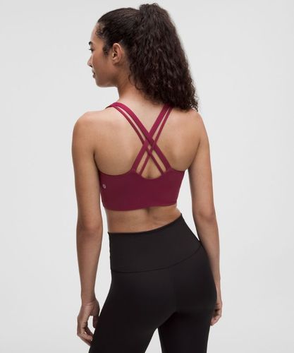 “ Soutien-gorge long Energy Maintien moyen, bonnets B-D Evolves â€“ Burgundy â€“ Taille XS - lululemon - Modalova