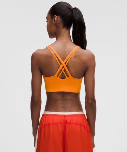 “ Soutien-gorge long Energy Maintien moyen, bonnets B-D Evolves â€“ Orange â€“ Taille S - lululemon - Modalova