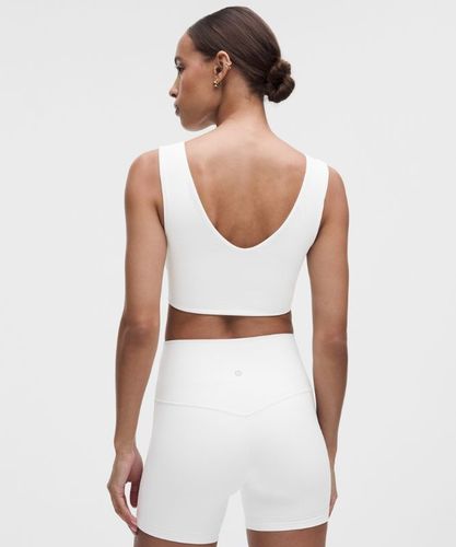 “ BrassiÃ¨re Bend This col bateau et dÃ©gagÃ© Maintien lÃ©ger, bonnets A-Cs â€“ Blanc â€“ Taille S/M - lululemon - Modalova