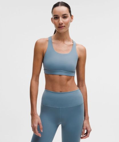 “ BrassiÃ¨re Wunder Train avec dos en maille Maintien moyen, bonnets B/Cs â€“ Bleu â€“ Taille 12 - lululemon - Modalova