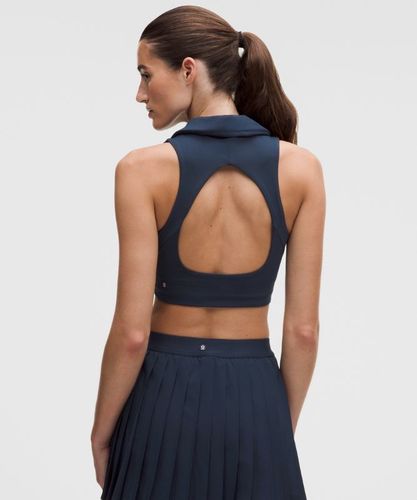 “ BrassiÃ¨re de tennis e longue Ã  col Maintien moyen, bonnets B/Cs â€“ Bleu â€“ Taille 4 - lululemon - Modalova