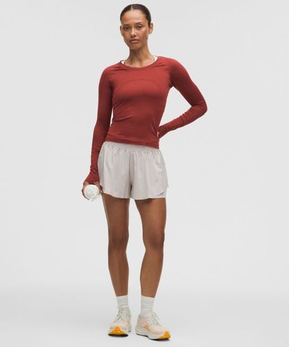 “ Haut manches longues Swiftly Tech 2.0 Longueur tailles â€“ Rouge â€“ Taille 10 - lululemon - Modalova
