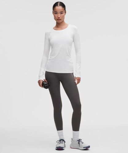 “ Haut manches longues Swiftly Tech 2.0 Longueur hanches â€“ Blanc â€“ Taille 12 - lululemon - Modalova