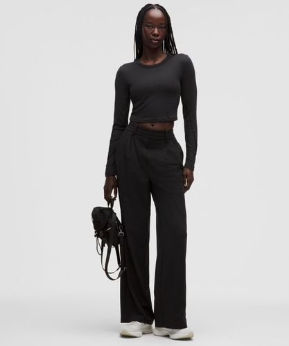 “ Haut court Ã  manches longues Hold Tight Ã  ourlet droits â€“ Taille 14 - lululemon - Modalova