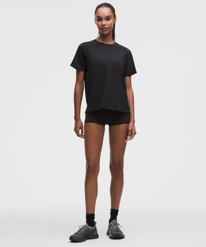 “ T-Shirt License to Train coupe classiques â€“ Noir/Gris â€“ Taille 4 - lululemon - Modalova