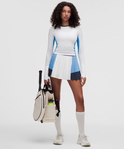 “ Haut manches longues Swiftly Tech 2.0 longueur taille Colourblocks â€“ Blanc/Bleu â€“ Taille 4 - lululemon - Modalova