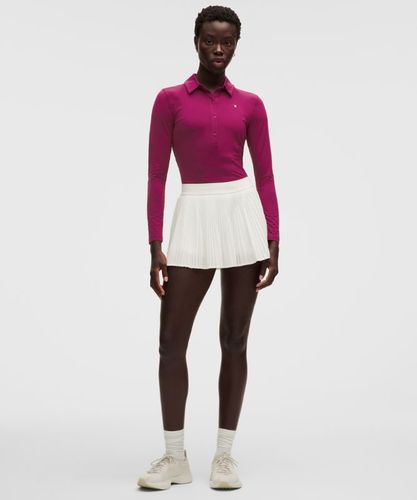 “ Polo manches longues Ã  sÃ©chage rapide Ourlet droits â€“ Taille 4 - lululemon - Modalova