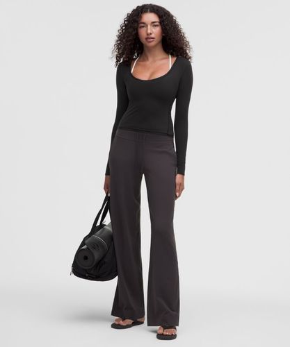 “ Haut Ã  manches longues et encolure dÃ©gagÃ©e Wundermost en Ultra-Soft Nulus â€“ Taille L - lululemon - Modalova