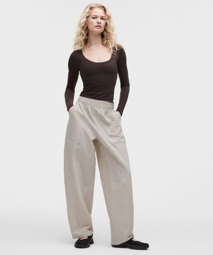 “ Haut Ã  manches longues et encolure dÃ©gagÃ©e Wundermost en Ultra-Soft Nulus â€“ Taille XS - lululemon - Modalova