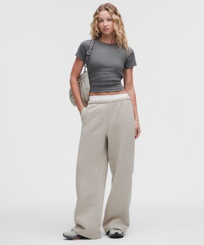 “ Petit t-shirt cÃ´telÃ©s â€“ Gris â€“ Taille XS - lululemon - Modalova