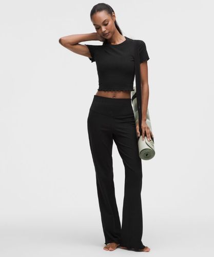 “ Baby tee Align Ã  ourlet ondulÃ©s â€“ Taille 4 - lululemon - Modalova