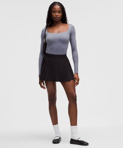 “ Body manches longues Wundermost Ã  encolure carrÃ©e en Ultra Soft Nulus â€“ Gris â€“ Taille S - lululemon - Modalova