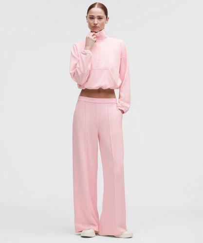“ Haut demi-zippÃ© brossÃ©s â€“ Rose â€“ Taille 14 - lululemon - Modalova