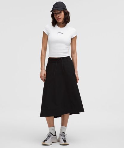 “ Baby tee en coton biologique Collegiates â€“ Blanc/Noir â€“ Taille XS - lululemon - Modalova