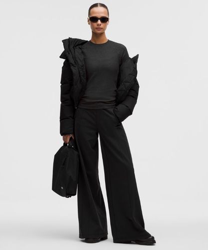 “ Waffle-Knit Crewneck Base Layers â€“ Noir â€“ Taille XL - lululemon - Modalova