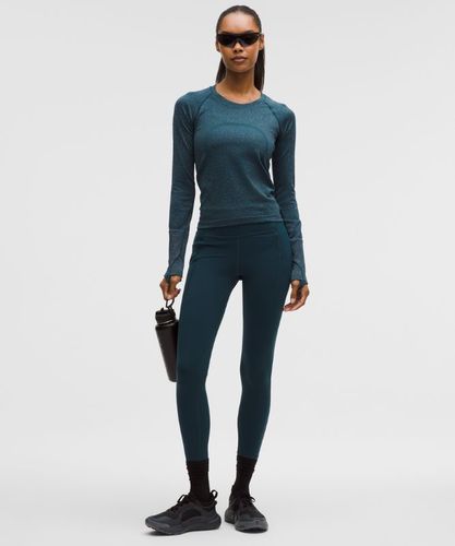 “ Haut manches longues Swiftly Tech 2.0 Longueur taille Sparkles â€“ Bleu â€“ Taille 10 - lululemon - Modalova