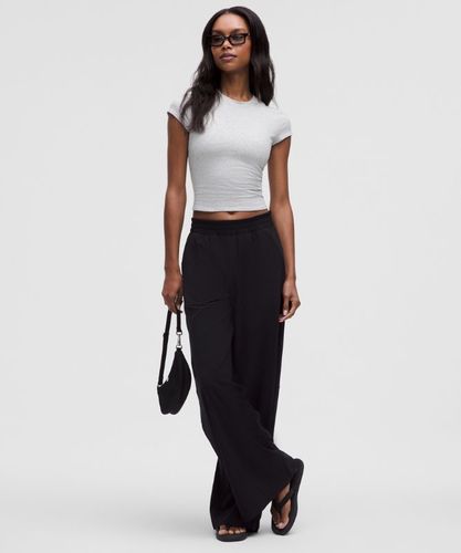 “ Baby tee en coton biologique Collegiates â€“ Light Gris â€“ Taille S - lululemon - Modalova