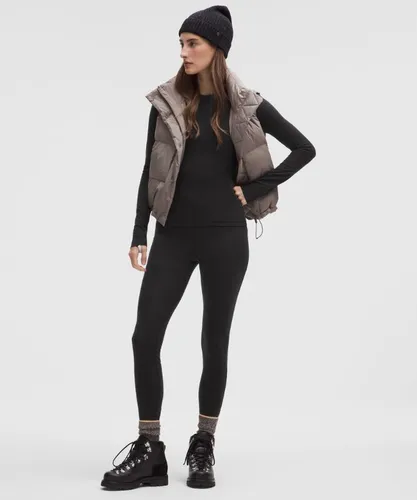 “ Pull col ronds â€“ mÃ©lange de laine mÃ©rinos â€“ Noir â€“ Taille L - lululemon - Modalova