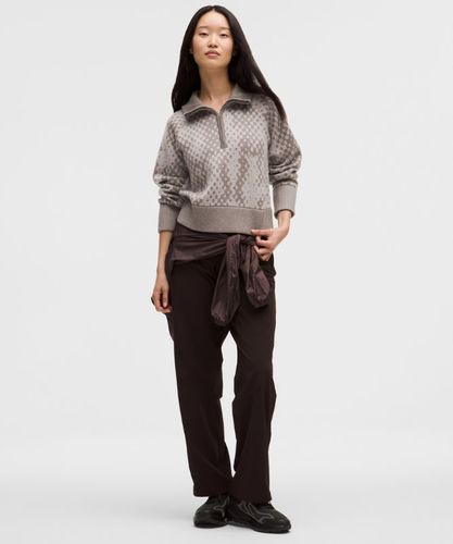 “ Haut demi-zippÃ© en laine mÃ©rinos Collection SLNSHs â€“ Taille M - lululemon - Modalova
