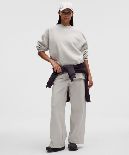 “ Sweat Big Cozy ultra oversize Ã  col rond Logos â€“ Gris â€“ Taille XL - lululemon - Modalova
