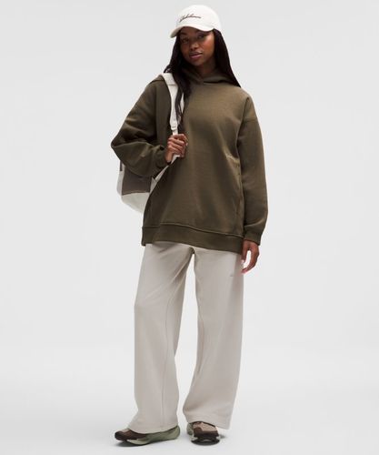 “ Sweat Ã  capuche Big Cozy ultra oversize Logos â€“ Brun/Vert â€“ Taille XS - lululemon - Modalova