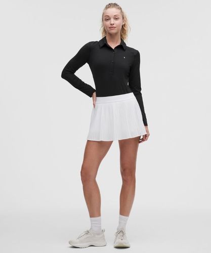 “ Polo manches longues Ã  sÃ©chage rapide Ourlet droits â€“ Taille 0 - lululemon - Modalova