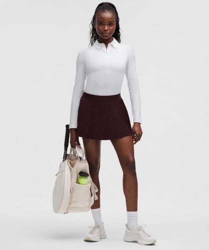 “ Polo manches longues Ã  sÃ©chage rapide Ourlet droits â€“ Taille 10 - lululemon - Modalova