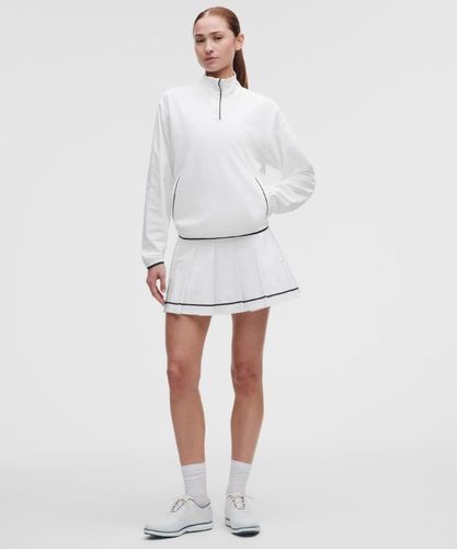 “ Sweat demi-zippÃ© lÃ©ger avec protection UVs â€“ Blanc/Noir â€“ Taille S - lululemon - Modalova