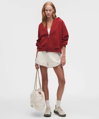 “ Sweat Ã  capuche zippÃ© Steady State en SuperLofts â€“ Rouge â€“ Taille L - lululemon - Modalova