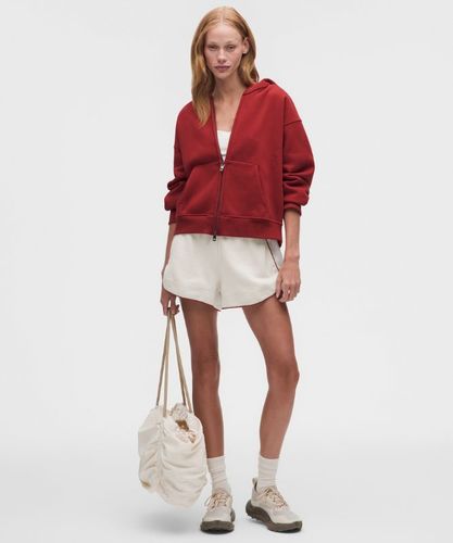 “ Sweat Ã  capuche zippÃ© Steady State en SuperLofts â€“ Rouge â€“ Taille XL - lululemon - Modalova