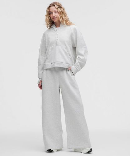 “ Sweat Ã  capuche Scuba Evolve demi-zippÃ©s â€“ Light Gris â€“ Taille 2XS - lululemon - Modalova