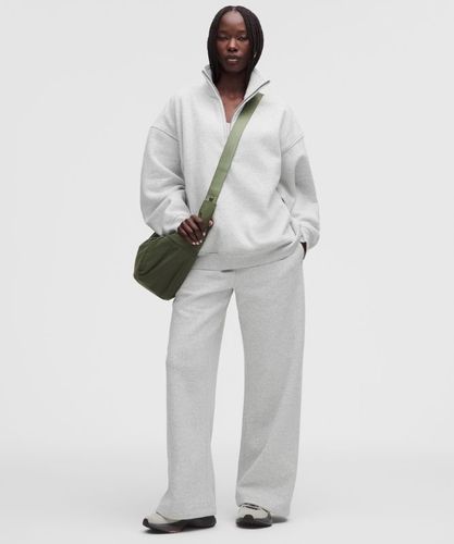 “ Sweat Steady State oversize demi-zippÃ© Ã  col montant en SuperLofts â€“ Light Gris â€“ Taille M - lululemon - Modalova