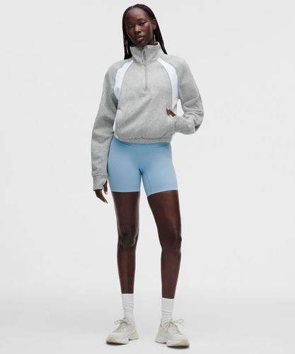 “ Sweat demi-zippÃ© dÃ©contractÃ© Scuba Colourblocks â€“ Gris/Blanc/Blue â€“ Taille XS - lululemon - Modalova