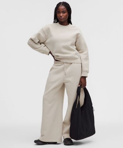 “ Sweat Ã  col rond Steady State en SuperLofts â€“ Gris â€“ Taille L - lululemon - Modalova