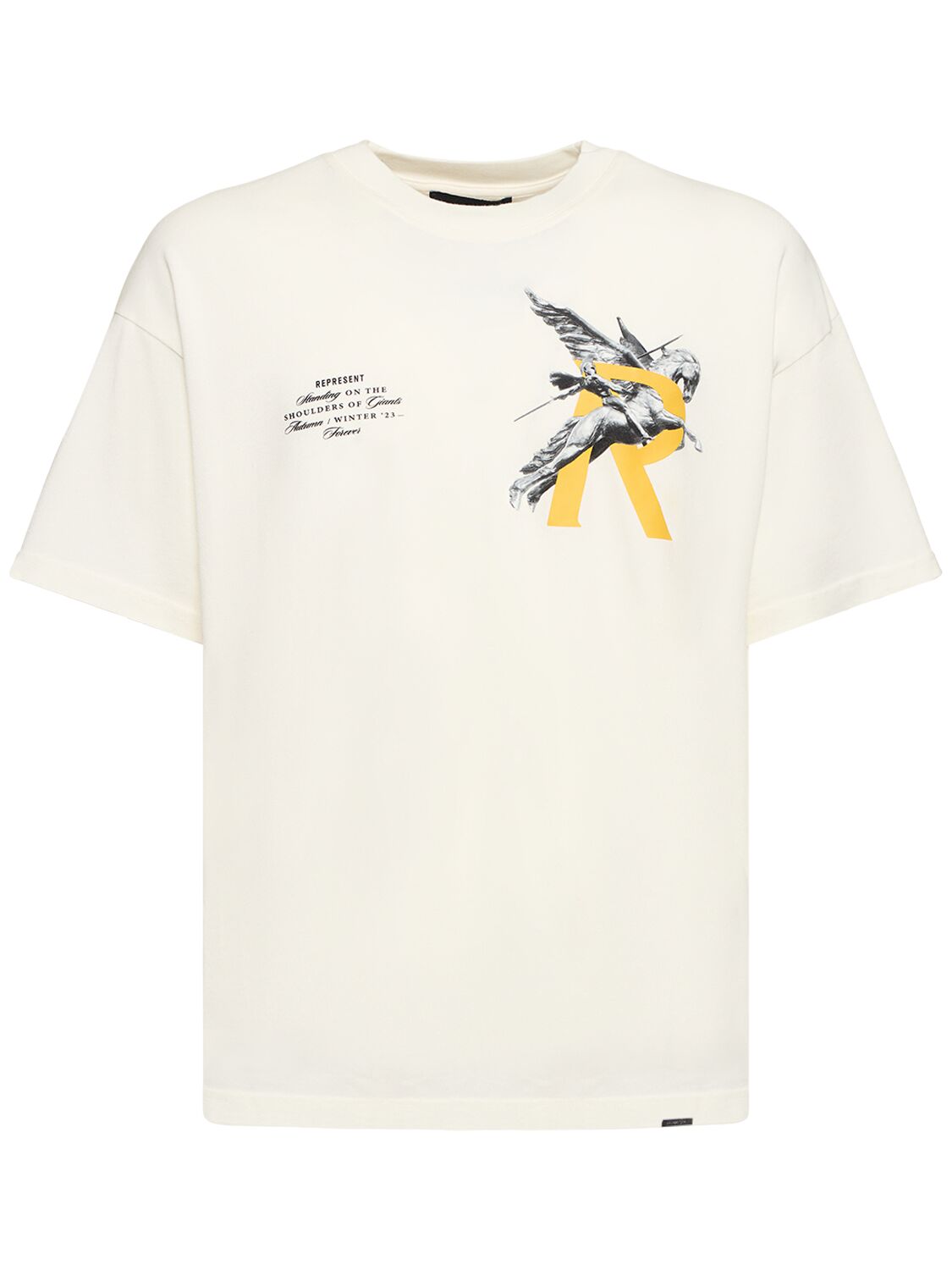 T-shirt Oversize En Coton Imprimé Logo - REPRESENT - Modalova