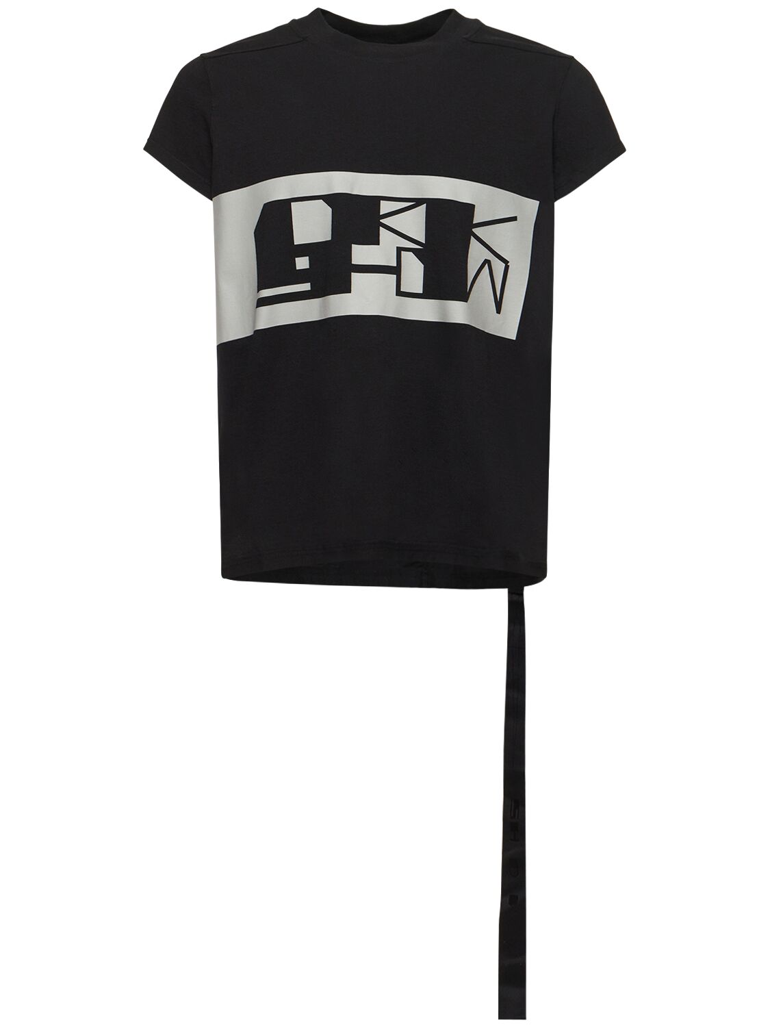 T-shirt En Jersey De Coton Imprimé Logo - RICK OWENS DRKSHDW - Modalova