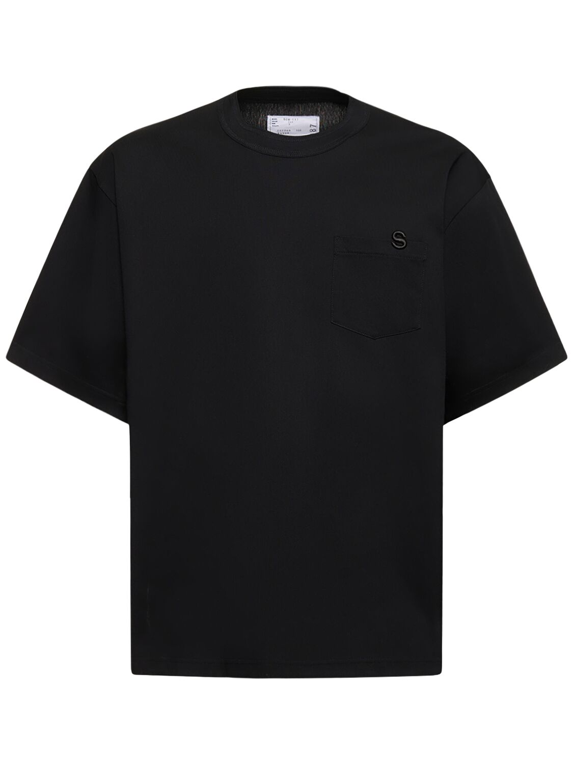 T-shirt En Jersey De Coton - SACAI - Modalova