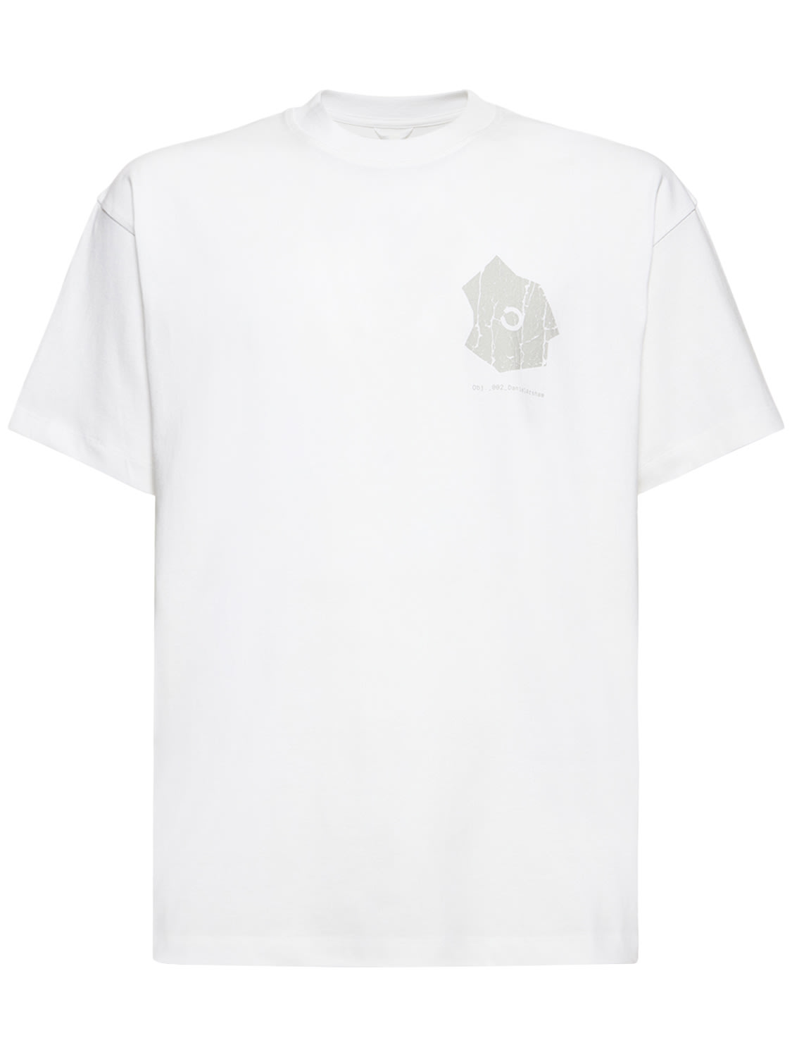 T-shirt En Coton Imprimé Manches Courtes Progress - OBJECTS IV LIFE - Modalova