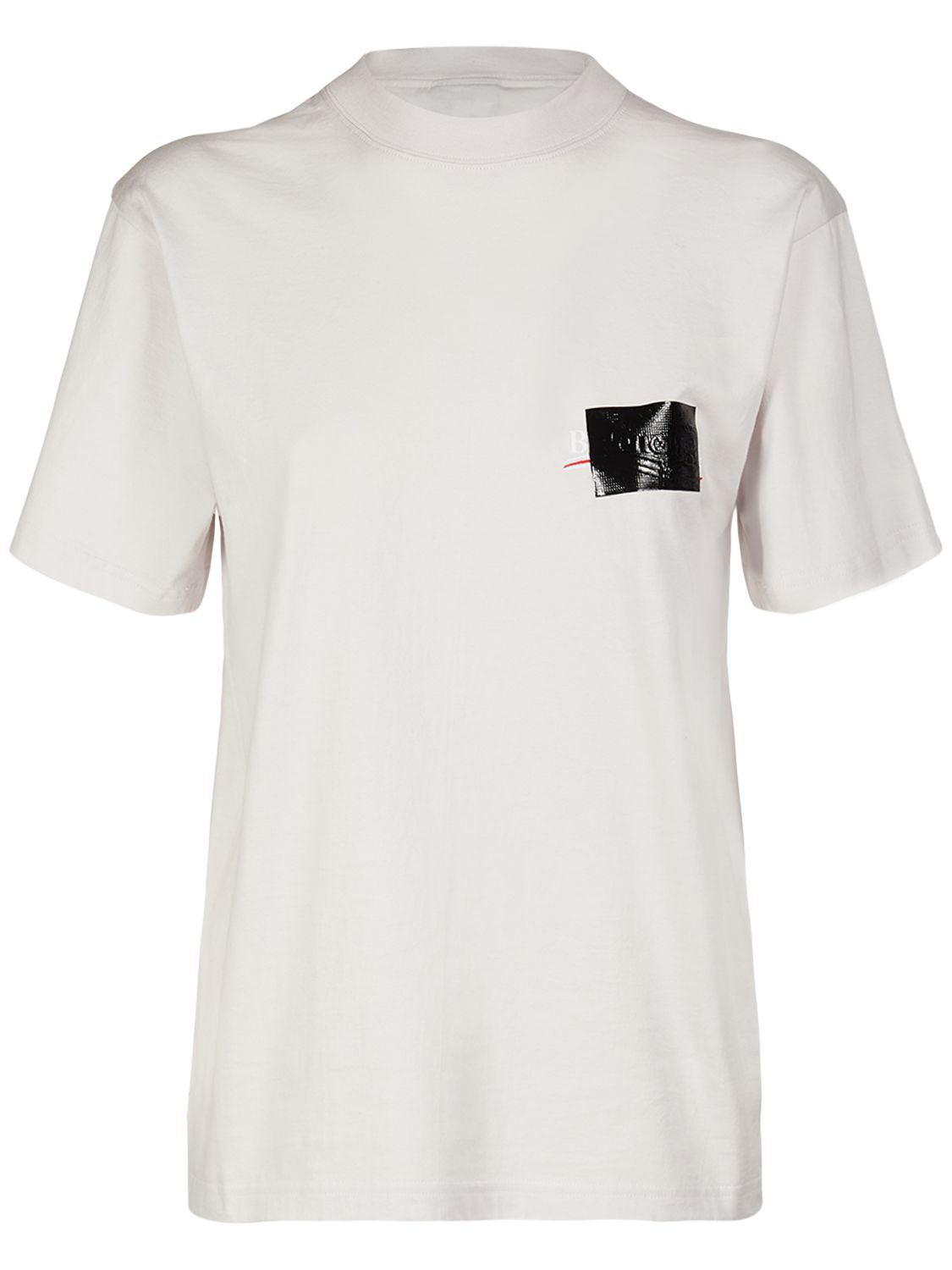 T-shirt En Coton Tubular - BALENCIAGA - Modalova