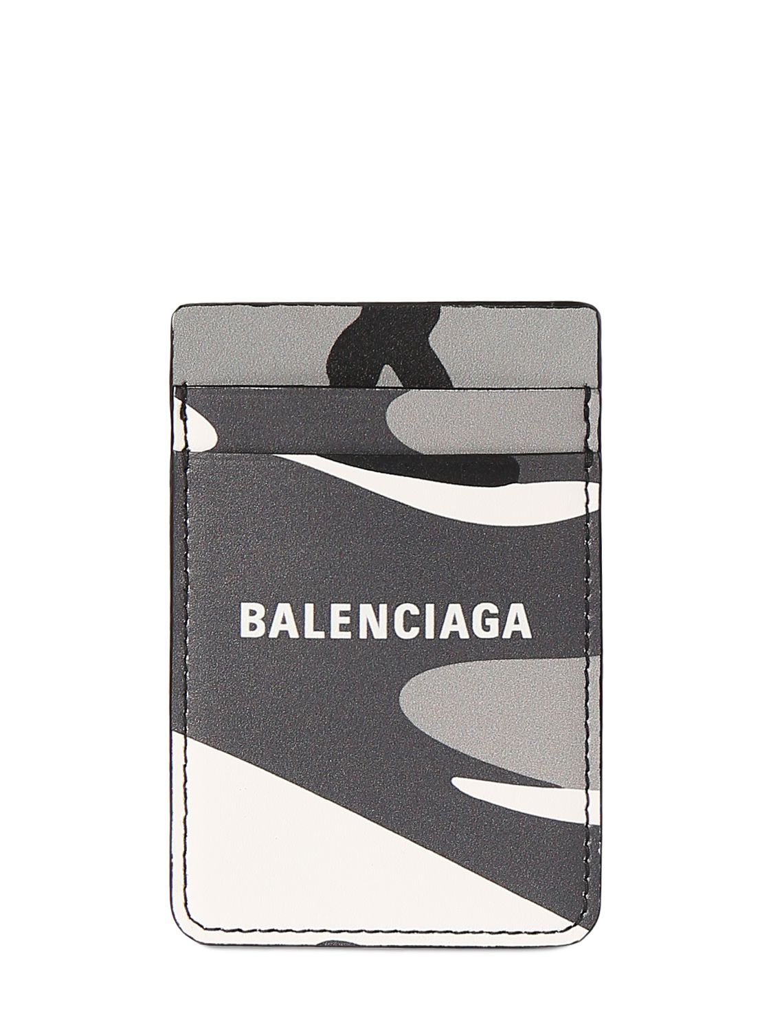 Porte-cartes Magnétique En Cuir Everyday - BALENCIAGA - Modalova