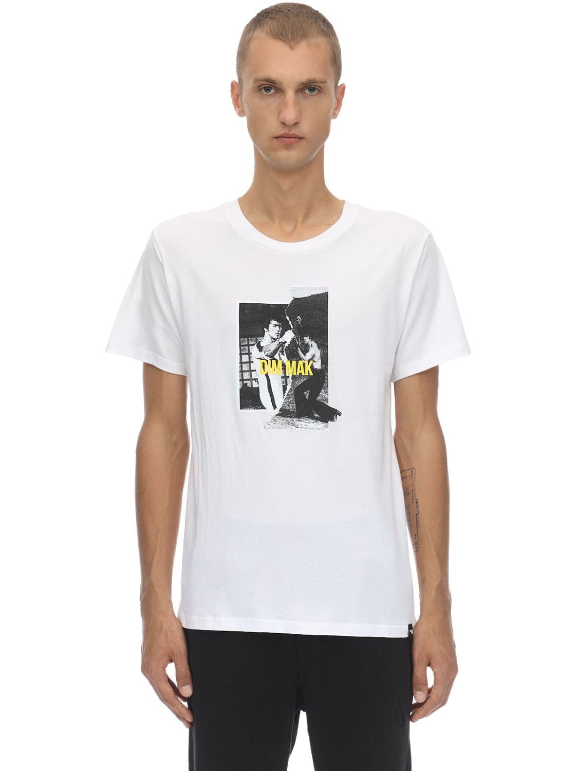 T-shirt En Jersey De Coton "bruce Lee Teaser" - DIM MAK COLLECTION - Modalova