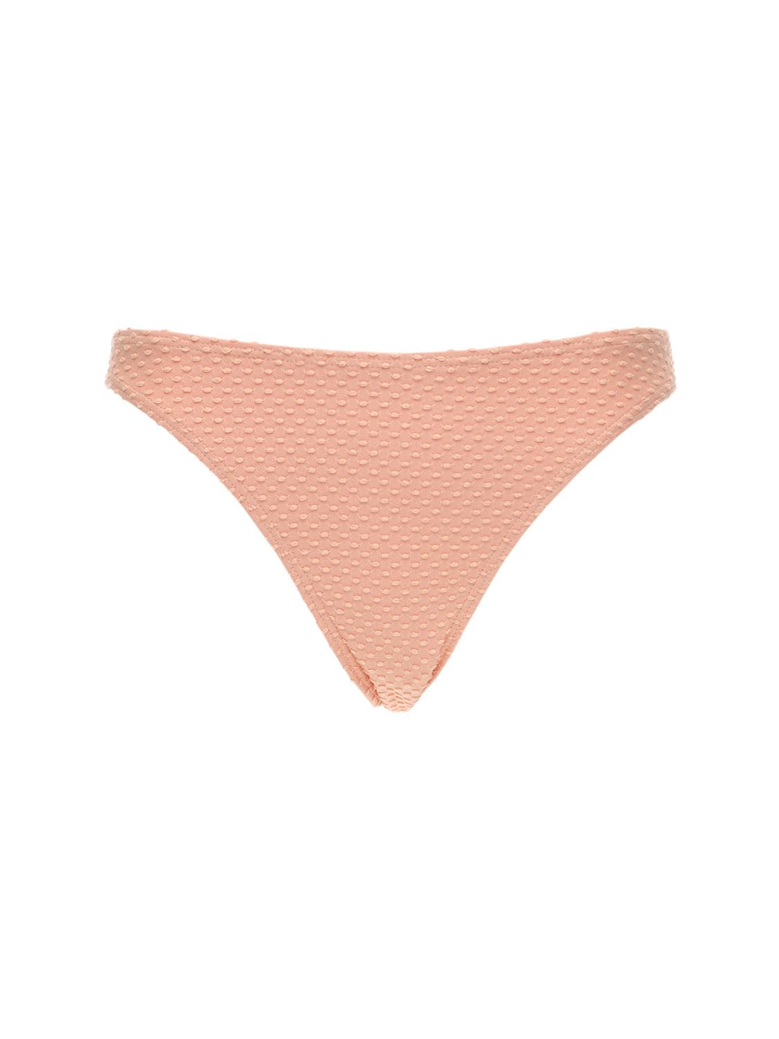 Bas De Bikini Taille Haute "apricot" - PEONY - Modalova