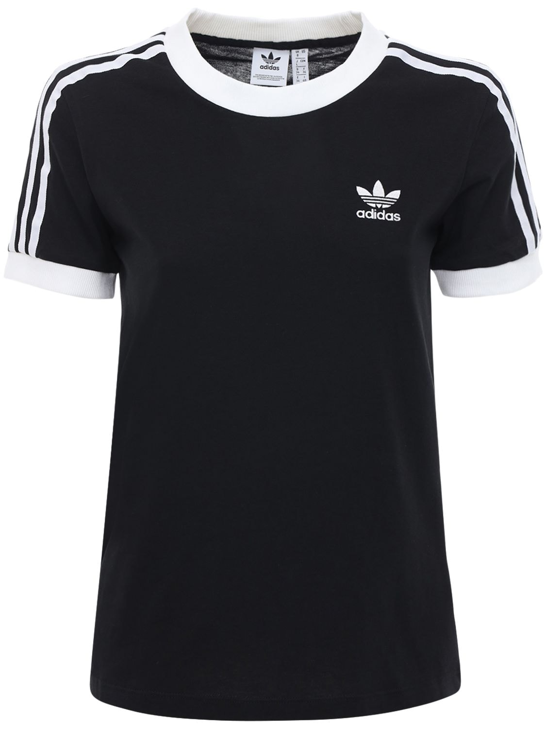 T-shirt En Coton "3 Stripes" - ADIDAS ORIGINALS - Modalova