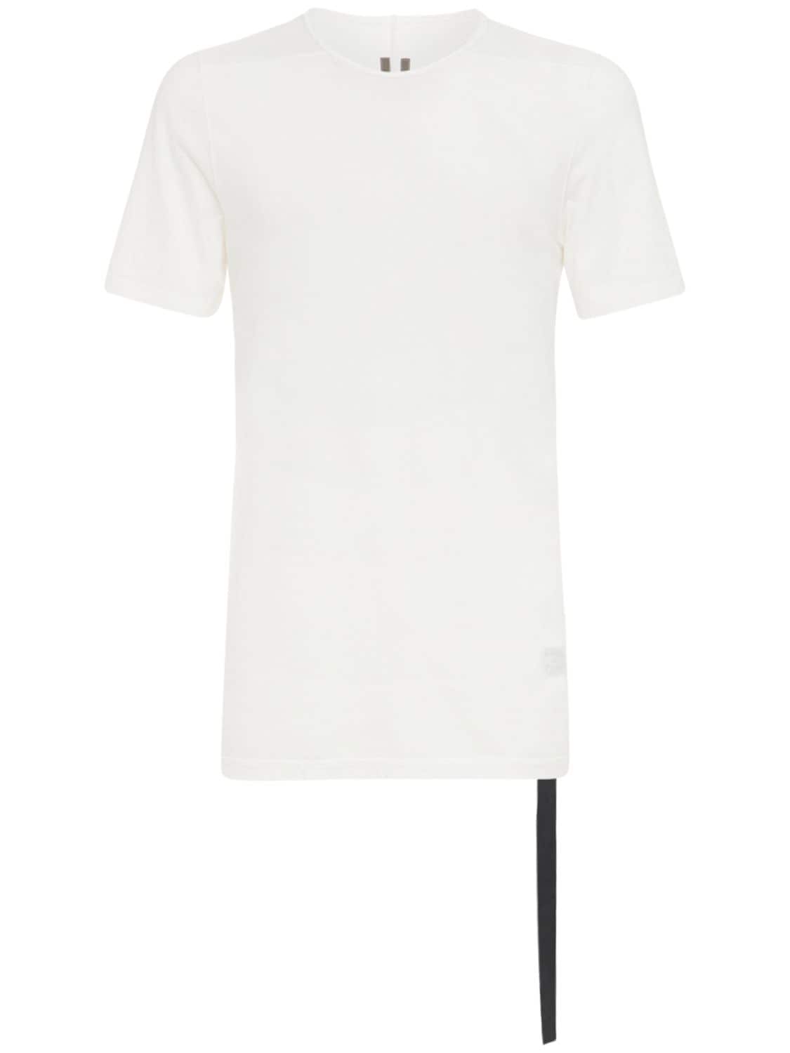 T-shirt Long En Jersey De Coton Level T - RICK OWENS DRKSHDW - Modalova
