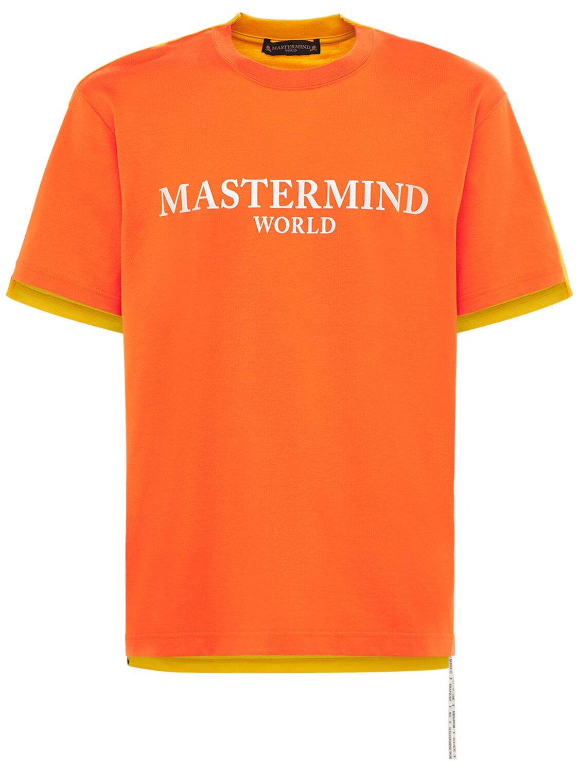 T-shirt En Coton Bicolore Avec Logo - MASTERMIND WORLD - Modalova