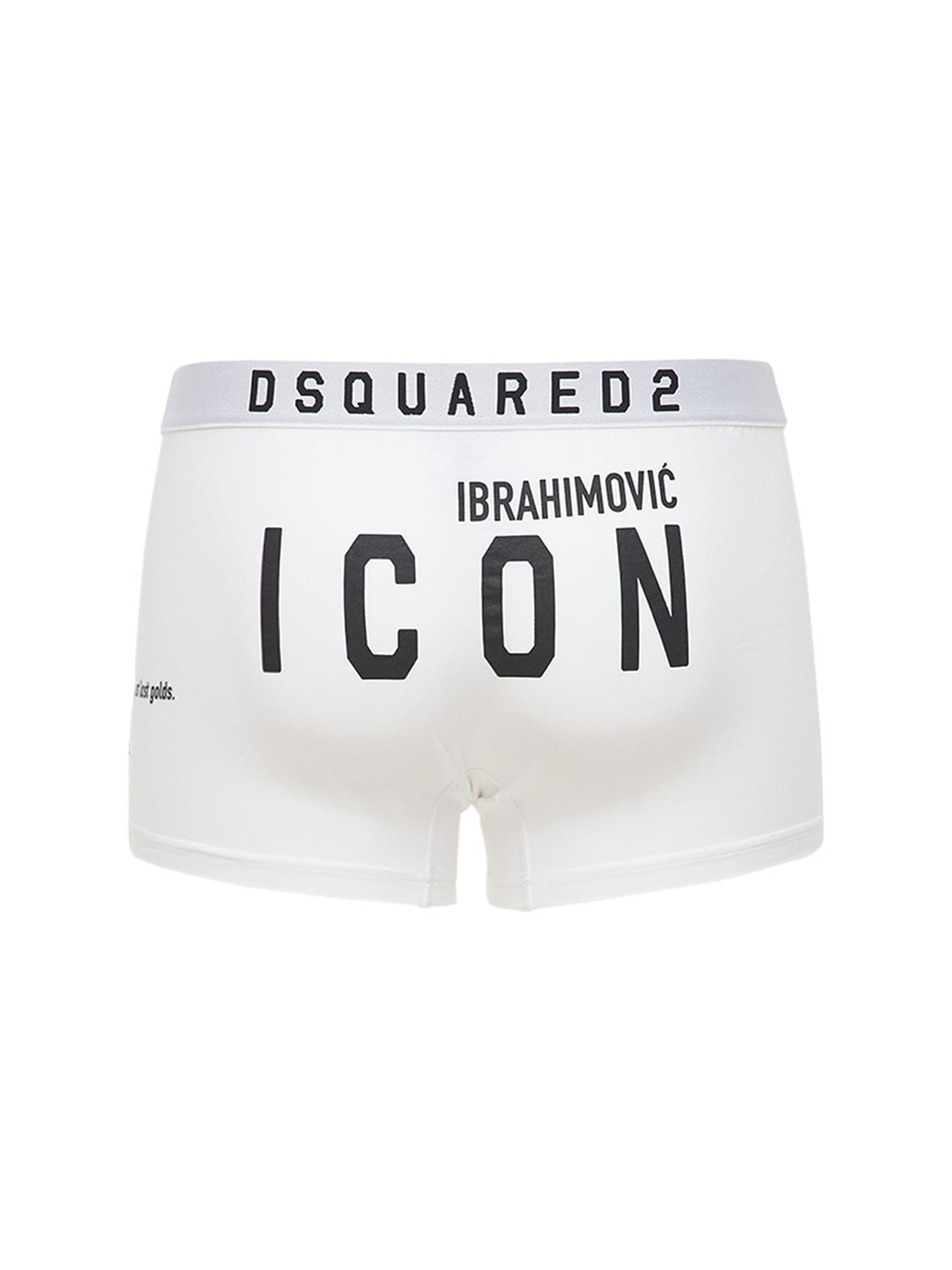 Boxer En Coton Stretch "ibrahimovic" - DSQUARED2 UNDERWEAR - Modalova