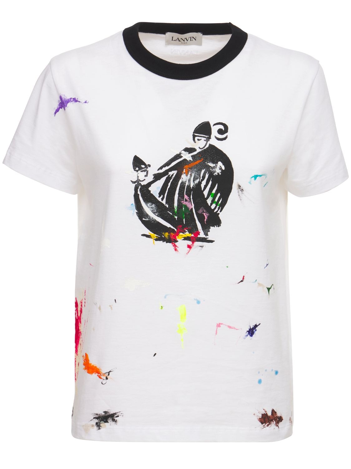 T-shirt En Coton Imprimé - GALLERY DEPT X LANVIN - Modalova