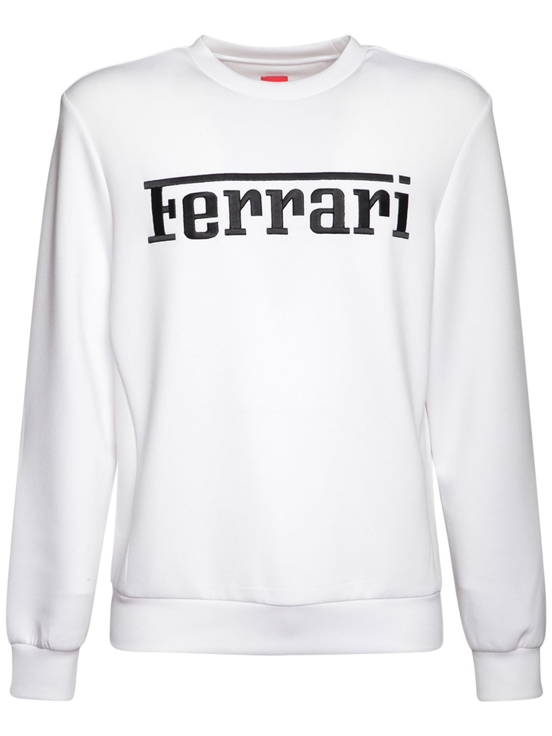 Sweat-shirt En Jersey Recyclé Imprimé Logo - FERRARI - Modalova